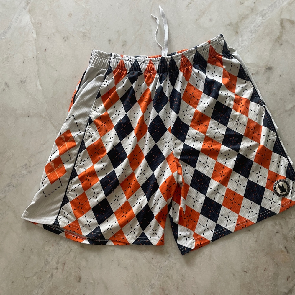 Flow Society Orange Patterned Shorts